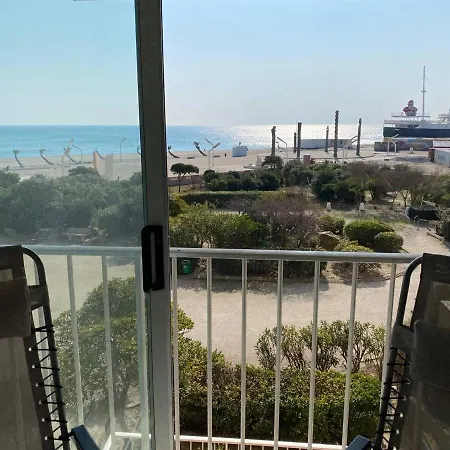 T3 Moderne 6p Au Bord De La Mer, Le Barcares, Parking Et Terrasse - Fr-1-81-593 Apartament Le Barcarès