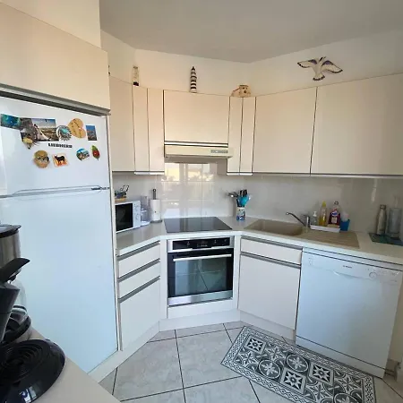 Apartment T3 Moderne 6p Au Bord De La Mer, Le Barcares, Parking Et Terrasse - Fr-1-81-593 *