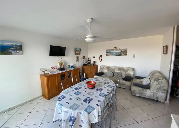 T3 Moderne 6p Au Bord De La Mer, Le Barcares, Parking Et Terrasse - Fr-1-81-593