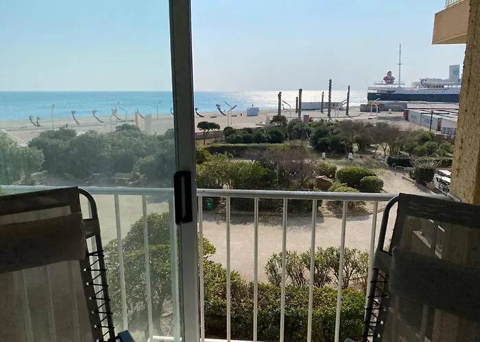 T3 Moderne 6p Au Bord De La Mer, Le Barcares, Parking Et Terrasse - Fr-1-81-593 شقة Le Barcarès